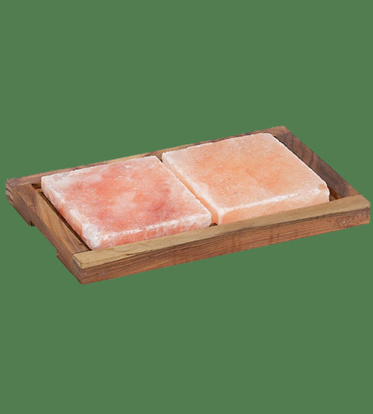 Himalayan Salt  Planks 2 small with 1 holder